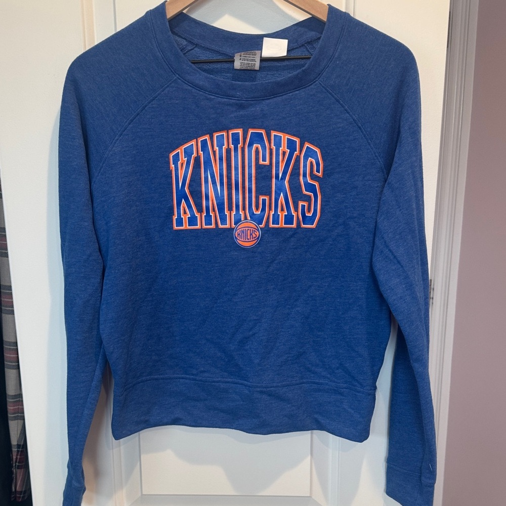 Never worn!! Blue Knicks Sweatshirt